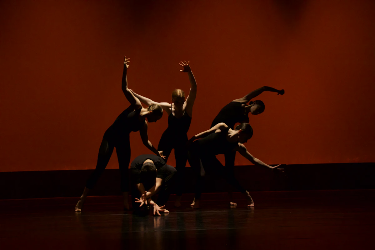 group of people performing on stage — The sangeet flash mob